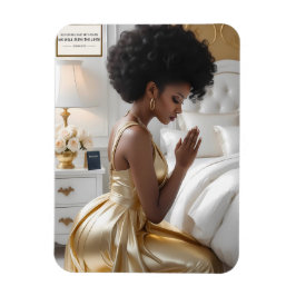 Elegantes Praying Mother 3" x 4" Foto Magnet