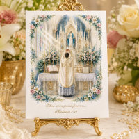 Elegantes Priesterjubiläum Marianischer Altar
