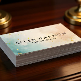 Elegantes Professionelles Einfaches Monogramm Mini Visitenkarte