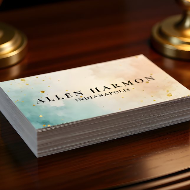 Elegantes Professionelles Einfaches Monogramm Mini Visitenkarte (Von Creator hochgeladen)