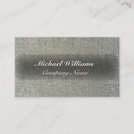 ELEGANTES PROFESSIONELLES METALL TUCH METALL GLANZ VISITENKARTE