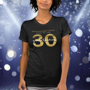 Elegantes Pseudo-Gold 30-Jahres-Klassentreffen T-Shirt
