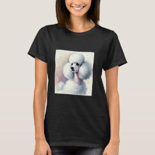 Elegantes Pudel-Kunst-Shirt für Hunde-Liebhaber un T-Shirt