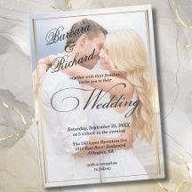 Elegantes QR Code UAWG Foto Moderne Hochzeit