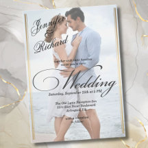 Elegantes QR Code UAWG Foto Moderne Hochzeit