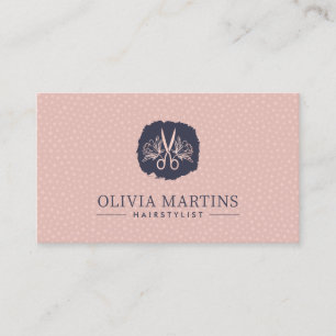 Elegantes QR-Logo für Haarstylle und Holzkohle Visitenkarte