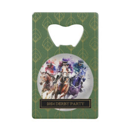Elegantes Race Horse Derby Party Reiten Geldbeutel Flaschenöffner