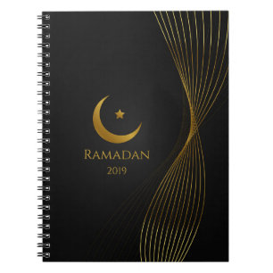Elegantes Ramadan-Event-Planer-Notizbuch Notizblock