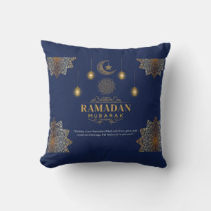 Elegantes Ramadan-Grußlicht  Kissen