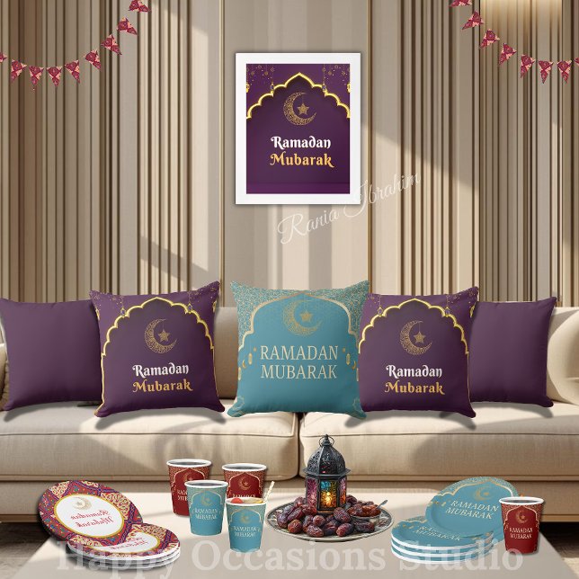 Elegantes Ramadan Mubarak Kissen (Von Creator hochgeladen)