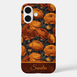 Elegantes Ranunculus-Blumen-Andenken zum Jahrestag iPhone 16 Hülle