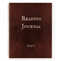 Elegantes Reading Journal-Personalisiert-Notebook
