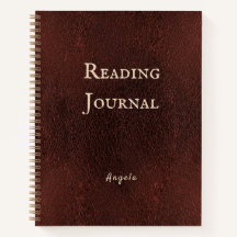 Elegantes Reading Journal-Personalisiert-Notebook