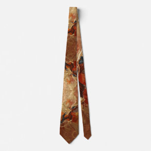 Elegantes reiches Kupferpatina Metallgold Krawatte
