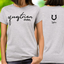 Elegantes Reitskript Mutter Hufeisen Name
