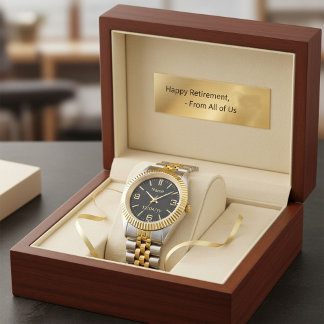 Elegantes Rentnergeschenk für ihn | Luxus Armbanduhr