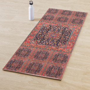Elegantes Retro Modernes Vintages Persisches Yogamatte