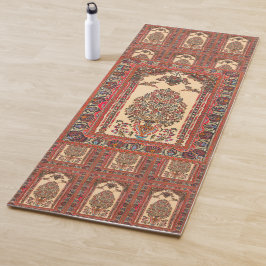 Elegantes Retro Modernes Vintages Persisches Yogamatte