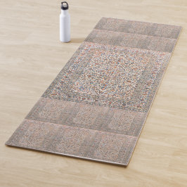 Elegantes Retro Modernes Vintages Persisches Yogamatte