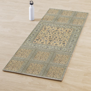 Elegantes Retro Modernes Vintages Persisches Yogamatte