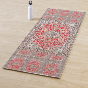 Elegantes Retro Modernes Vintages Persisches Yogamatte