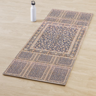 Elegantes Retro Modernes Vintages Persisches Yogamatte