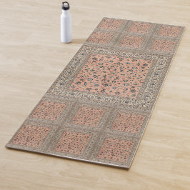 Elegantes Retro Modernes Vintages Persisches Yogamatte