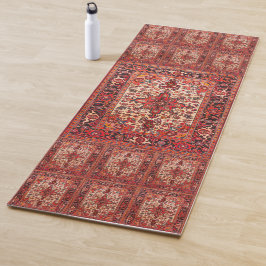 Elegantes Retro Modernes Vintages Persisches Yogamatte