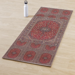 Elegantes Retro Modernes Vintages Persisches Yogamatte