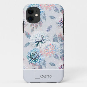 Elegantes Retro-Muster mit Blumen. Case-Mate iPhone Hülle