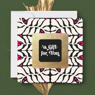 Elegantes Retro Weihnachtsgeschenk