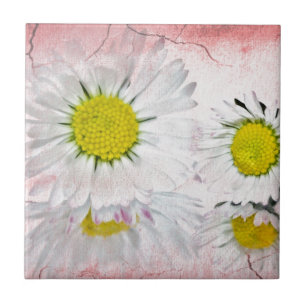 Elegantes Romantisches Brautparty Daisies Wedding Fliese