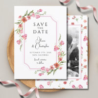 Elegantes romantisches Foto Save the Date