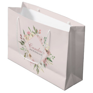 Elegantes ros große geschenktüte