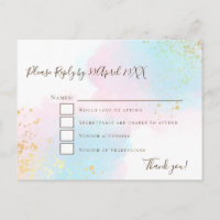 Elegantes Rosa Aquamarin mit Gold Confetti Wedding