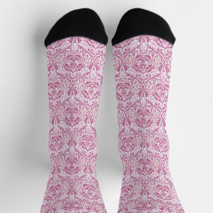 Elegantes rosa Blumenmuster Socken