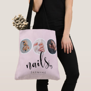 Elegantes Rosa-Blush 3 Foto-Nagel-Stylist