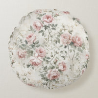 Elegantes Rosa-Blush-Vintage-Cottagecore-Blumenmus