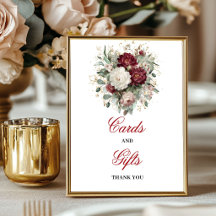 Elegantes Rosa-Burgunderrot-Karten-und-Geschenke-S