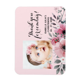 Elegantes Rosa DANKE IHNEN, DASS SIE KOMMEN! Feier Magnet