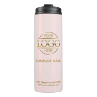 Elegantes rosa Firmenlogo