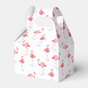 Elegantes rosa Flamingo-Muster Geschenkschachtel