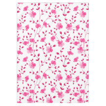 Elegantes rosa Gänseblümchen Blumen Tischdecke