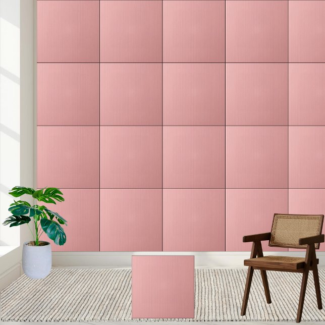 Elegantes rosa geometrisches Muster Fliese (Elegant Soft Pink Geometric Pattern Ceramic Tile)