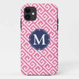 Elegantes rosa griechisches Case-Mate iPhone hülle