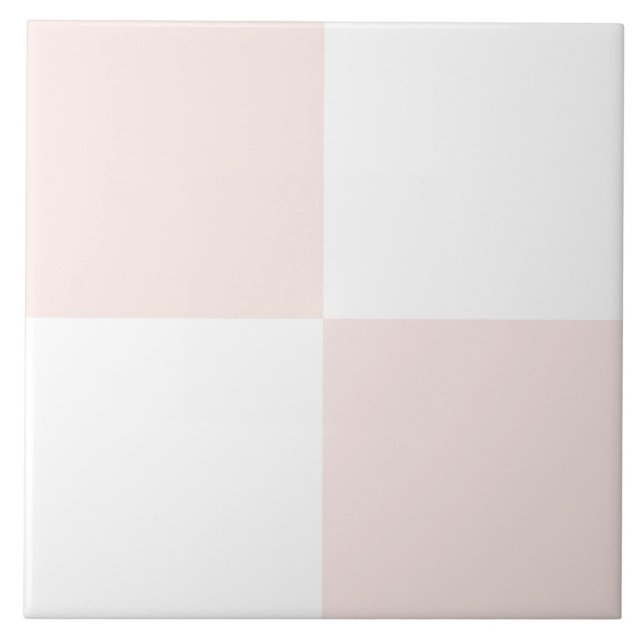 Elegantes Rosa Keramik Tile Fliese (Vorderseite)