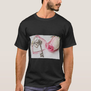 Elegantes Rosa Logo T-Shirt