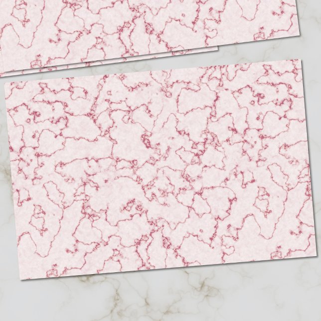 Elegantes rosa Marmorstone Textur Tissue Seidenpapier (Pink marble tissue paper just for you)