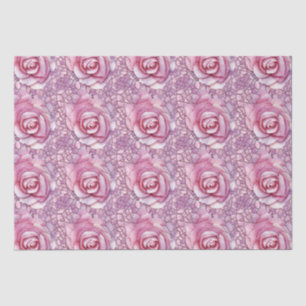 Elegantes rosa Mosaikmuster Seidenpapier
