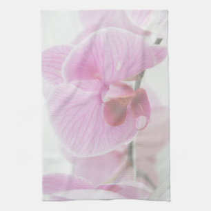 Elegantes rosa Orchideen-Foto Geschirrtuch